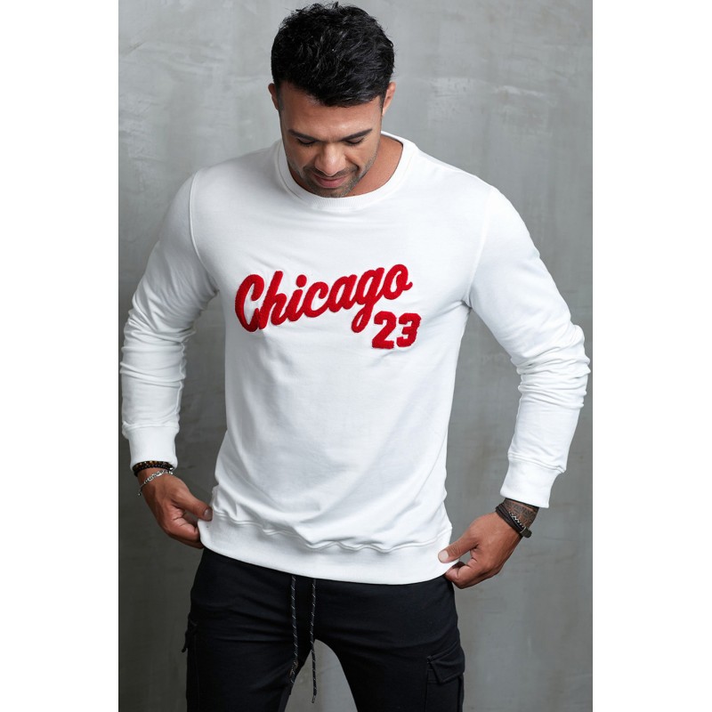 Letter Print Crew Neck Men's Pullover Sweatshirt Letter Print Crew Neck Men's Pullover Sweatshirt