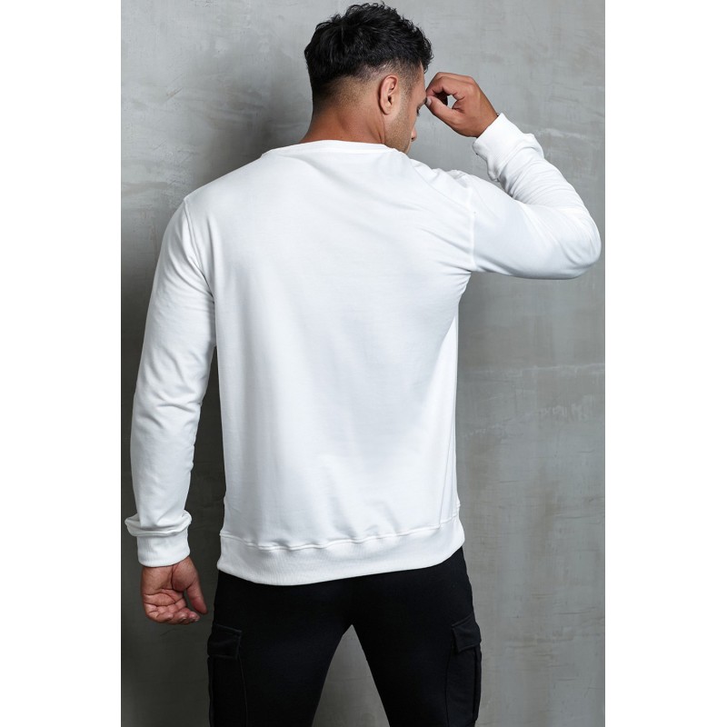 Letter Print Crew Neck Men's Pullover Sweatshirt Letter Print Crew Neck Men's Pullover Sweatshirt